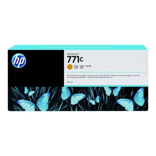 HP 771C 775 ml yellow original ink cartridge | B6Y10A