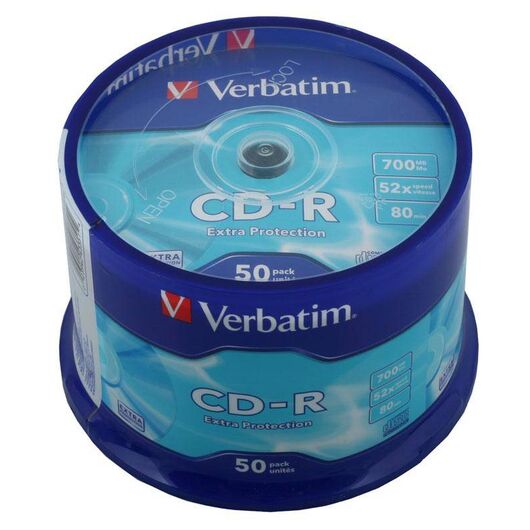 Verbatim 50 x CD-R 700 MB (80min) 52x spindle | 43351