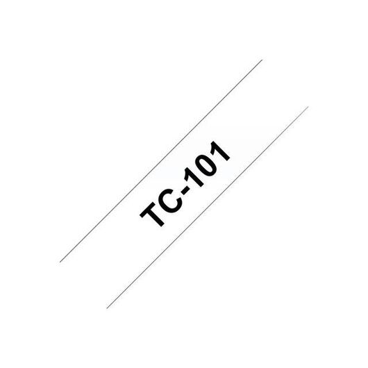 Brother Black, transparent Roll (1.2cm x 7.7m) | TC101