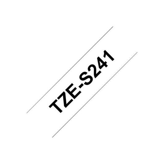Brother TZeS241 Extra strength adhesive black | TZES241