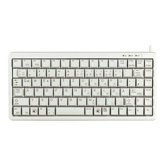 CHERRY Compact-Keyboard light grey | G84-4100LCMGB-0