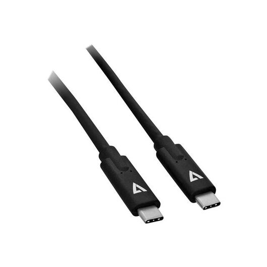 V7 USB cable USB-C (M)  | V7UCC-1M-BLK-1E