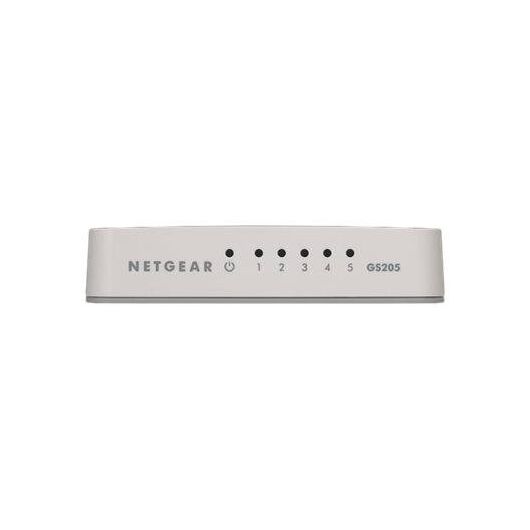 NETGEAR GS205 Switch unmanaged 5 x Gigabit | GS205-100PES