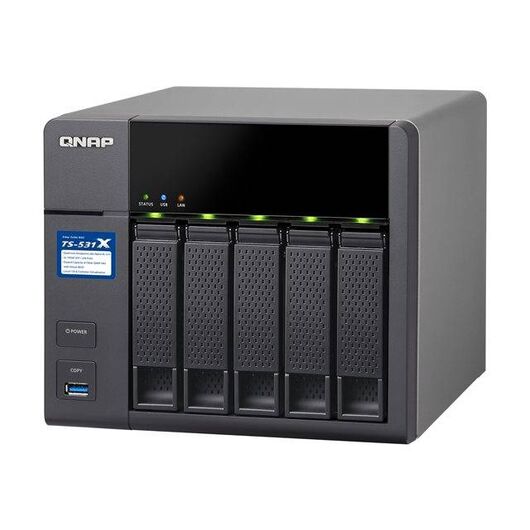QNAP TS-531X NAS server 5 bays SATA 6Gbs RAID | TS-531X-2G