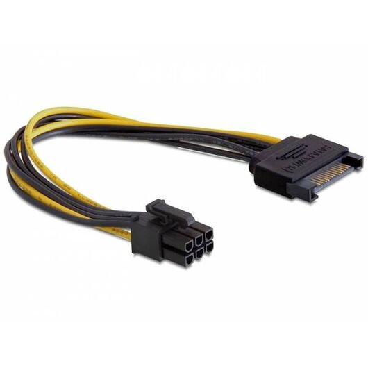DeLOCK Power cable 15 pin SATA power (M) to 6 pin | 82924