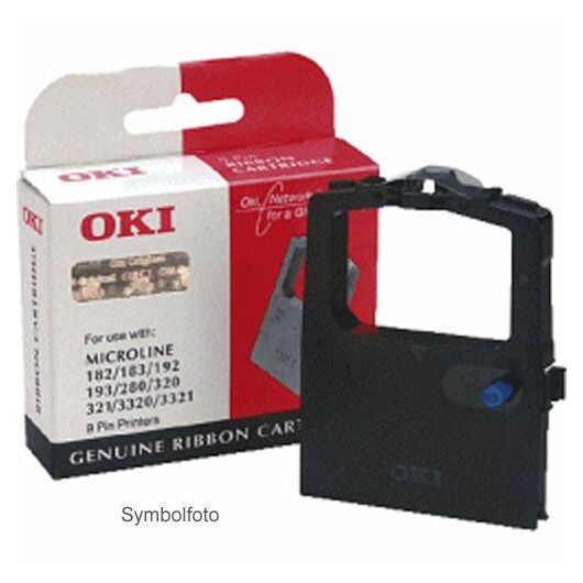 OKI 1 black print ribbon for Microline 320 FB, | 09002310