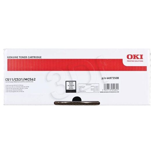 OKI Black original toner for MC562dn| 44973508