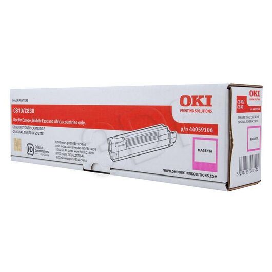 OKI Magenta toner for C810CDTN | 44059106