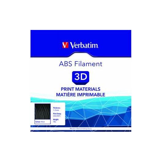 Verbatim Black 1 kg ABS filament (3D) | 55010