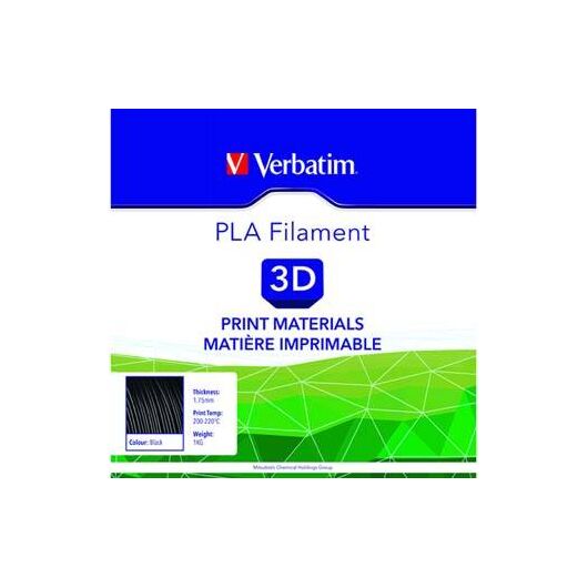 Verbatim Black 1 kg PLA filament (3D) | 55267