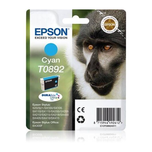 Epson T0892 3.5 ml cyan original ink C13T08924011