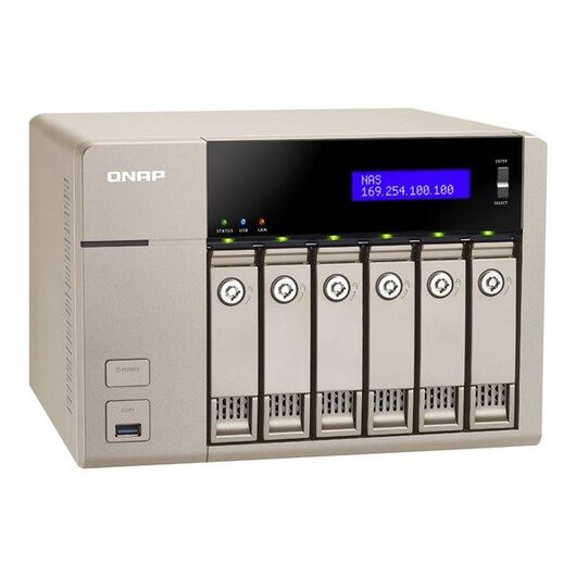 QNAP TVS-663 Turbo NAS NAS server 6 bays SATA TVS-663-8G