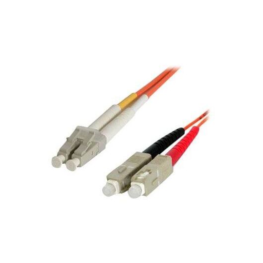StarTech.com 1m Fiber Optic Cable Multimode 50FIBLCSC1