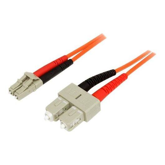 StarTech.com 1m Fiber Optic Cable Multimode FIBLCSC1