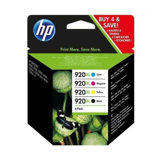 HP 920XL 4-pack High Yield colour (cyan, magenta, C2N92AE