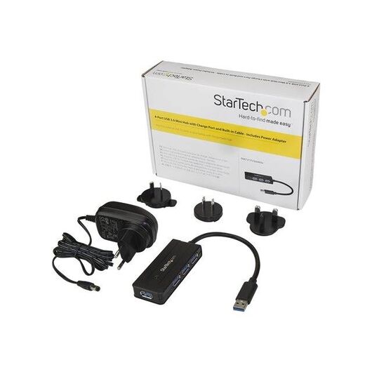 StarTech.com 4 Port USB 3.0 Hub with Charge ST4300MINI