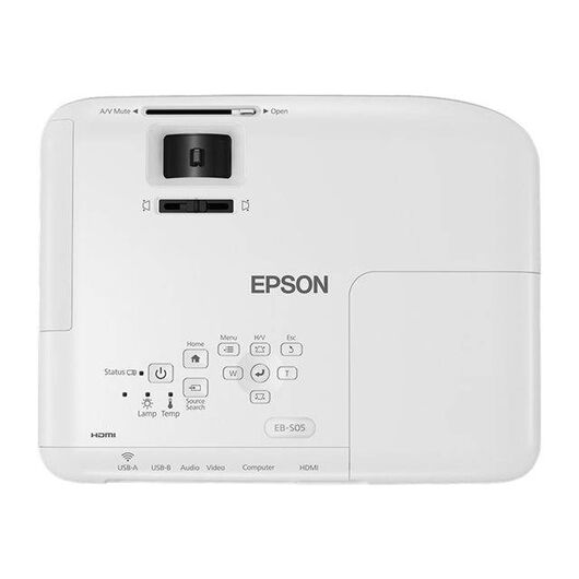 Epson EB-S05 3LCD projector portable 3200 V11H838040