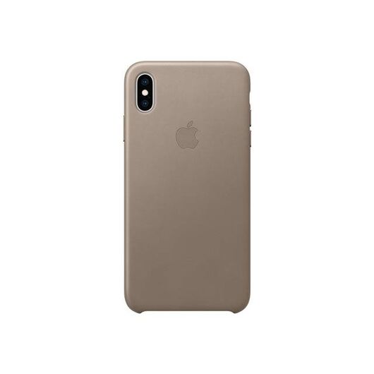 Apple Back cover for mobile phone leather taupe MRWR2ZMA