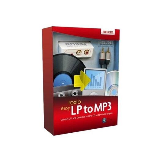 Roxio Easy LP to MP3 Box pack 1 user Win 243600UK
