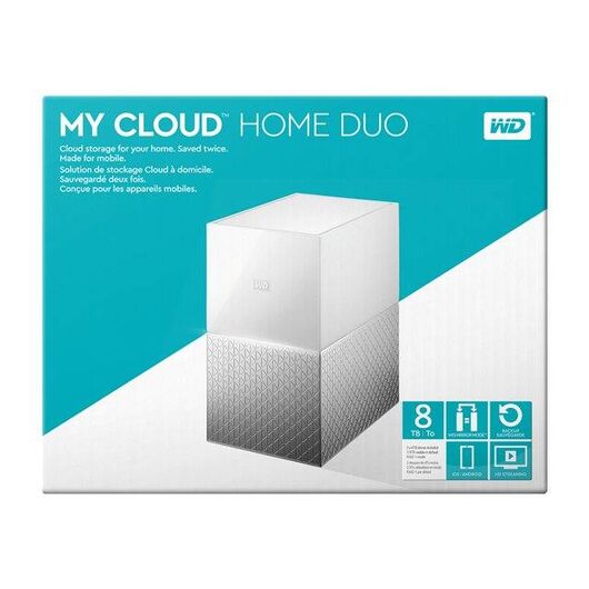 WD My Cloud Home Duo WDBMUT0080JWT WDBMUT0080JWT-EESN