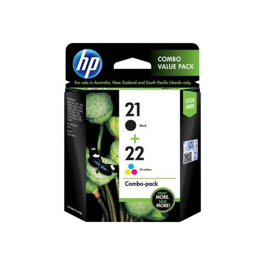 HP 2122 Combo Pack 2-pack black, colour (cyan, SD367AE