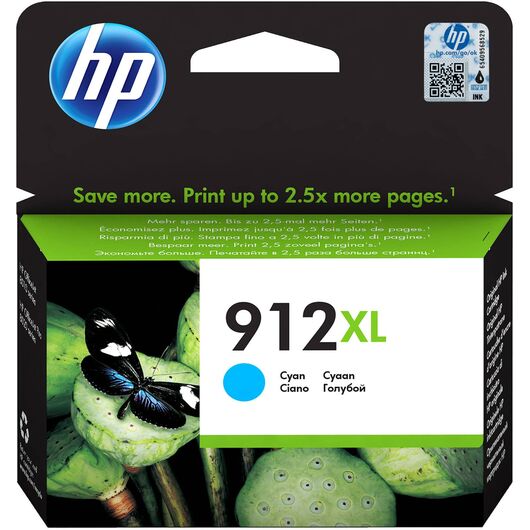 HP 912XL 9.9 ml High Yield cyan original ink 3YL81AEBGX