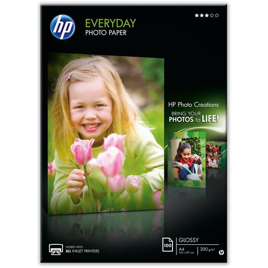 HP Everyday Photo Paper Glossy A4 (210 x 297 mm) Q2510A