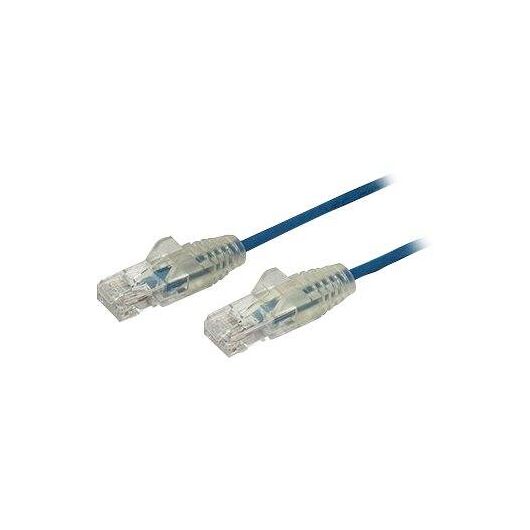 StarTech.com 2m CAT6 Cable Blue Slim   N6PAT200CMBLS