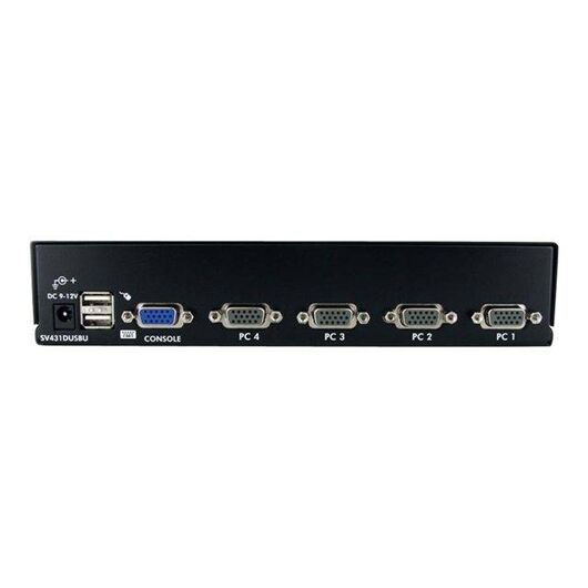 StarTech.com 4 Port 1U Rackmount USB KVM SV431DUSBU
