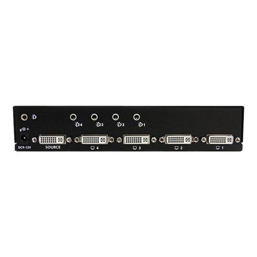 StarTech.com 4 Port DVI Video Splitter with Audio  ST124DVIA