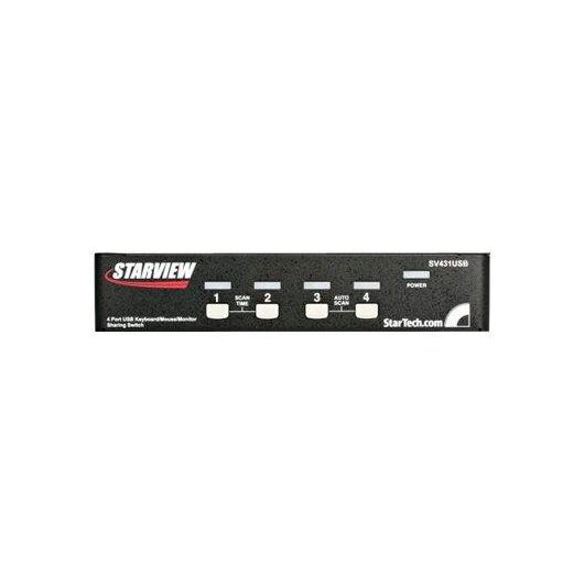 StarTech.com 4 Port Professional VGA USB KVM SV431USB