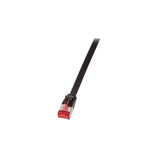 LogiLink SlimLine Patch cable CAT 6a 2 m RJ-45 (M) to RJ-45 Black CF2053S