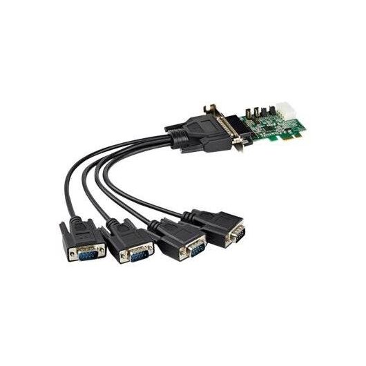 StarTech.com 4 Port PCI Express RS232 Serial PEX4S953LP