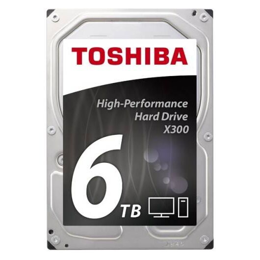 Toshiba X300 Hard drive 6 TB internal 3.5 HDWE160EZSTA