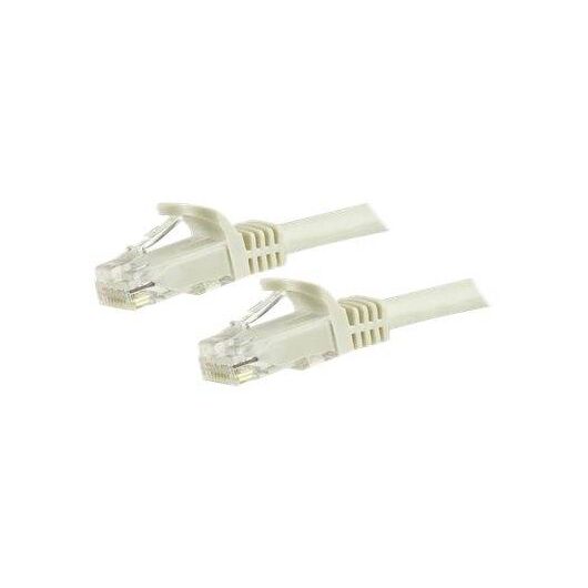 StarTech.com 1.5 m CAT6 Cable White Patch N6PATC150CMWH