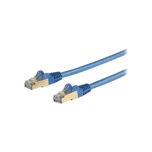 StarTech.com 10m CAT6a Ethernet Cable Blue STP 6ASPAT10MBL