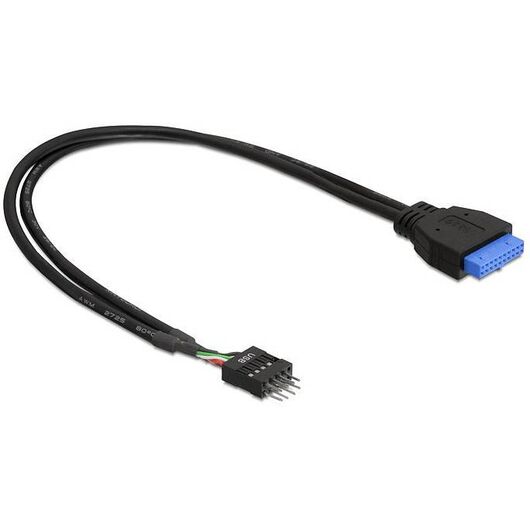 DeLOCK USB cable 19 pin USB 3.0 header (F) to 8 pin 83095