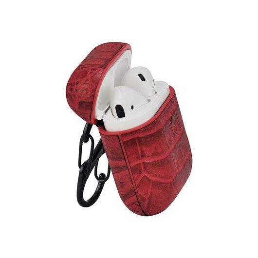 TERRATEC Air Box Case for earphones croco red 306840