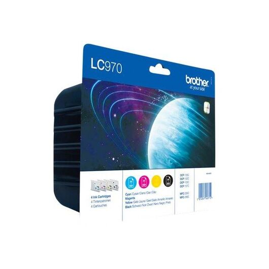 Brother LC-970 Value Pack 4-pack black, LC970VALBPDR