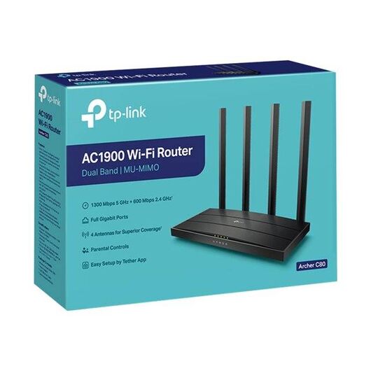 TP-Link Archer C80 Wireless router 4-port ARCHER C80