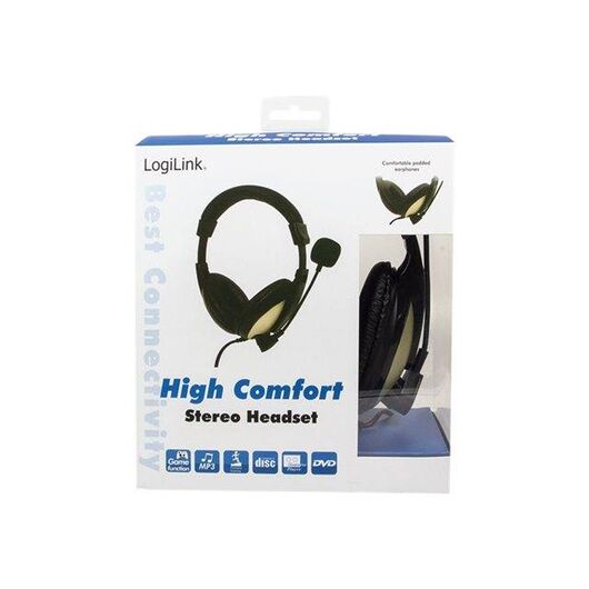LogiLink Stereo Headset with High Comfort Headset HS0011A