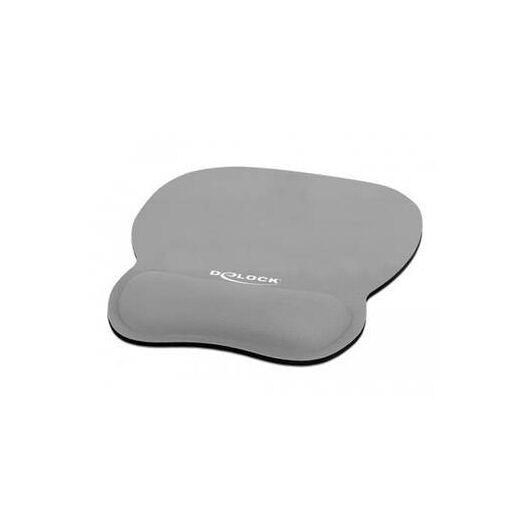 DeLOCK Ergonomic Mouse pad with wrist pillow grey 12698