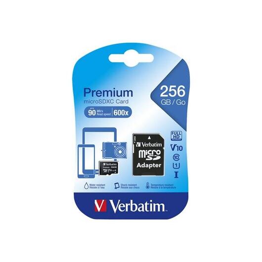 Verbatim Premium Flash memory card 256GB 44087