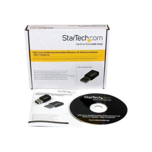 StarTech USB2.0 AC600 Mini Dual Band Network Adapter