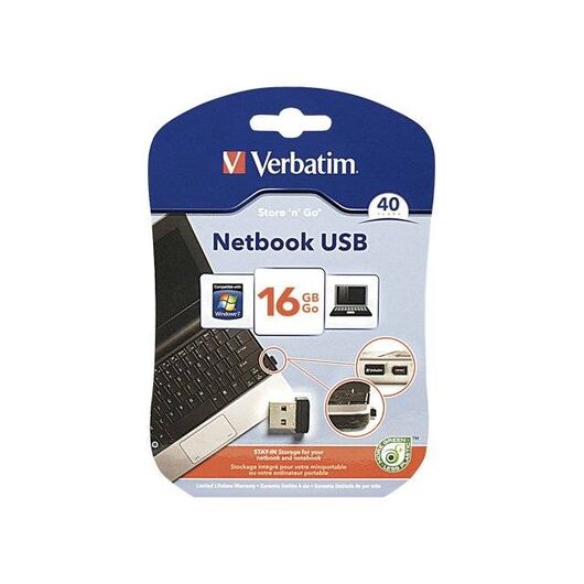 Verbatim Store 'n' Stay USB Drive USB flash 16GB 97464