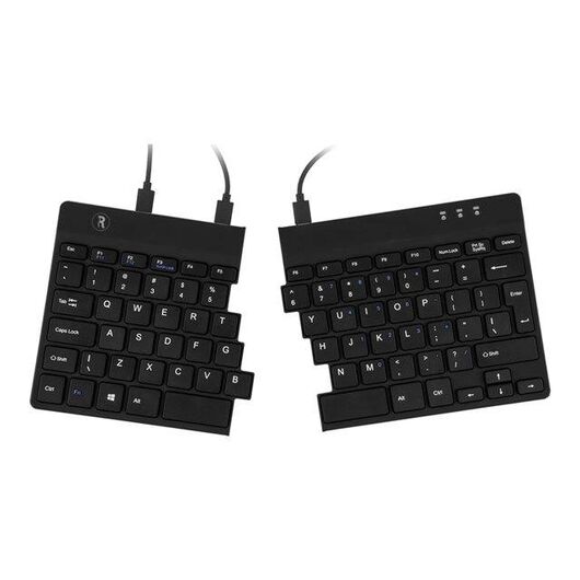 R-Go Split Ergonomic Keyboard, QWERTY(US), RGOSP-USWIBL
