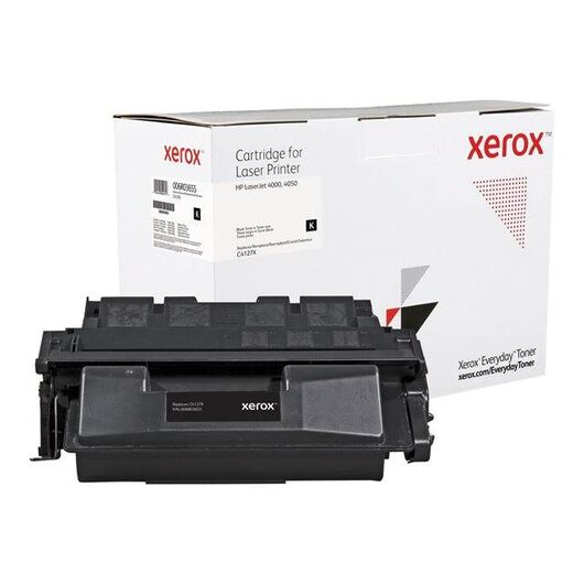 High Yield black compatible toner (alternative for: HP C4127X)