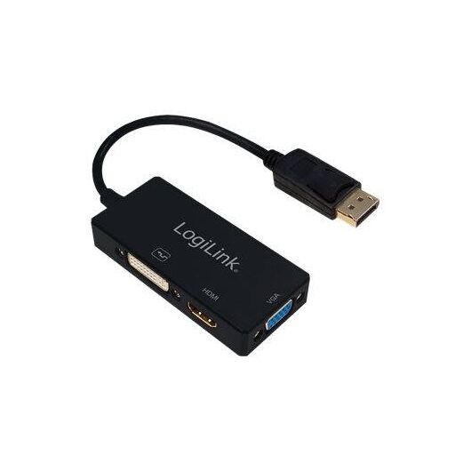 LogiLink DisplayPort to DVI, HDMI, VGA  CV0109