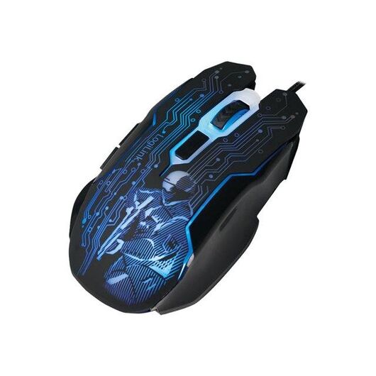 LogiLink Gaming Mouse optical 6 buttons wired USB ID0137