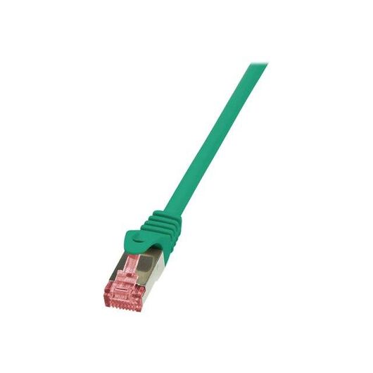 LogiLink PrimeLine Patch cable RJ-45 (M)  CAT6 7.5m green
